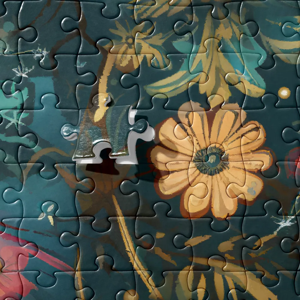 Whimsy in Flora: An Art Nouveau Journey