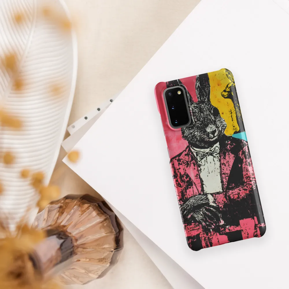 The Dapper Rabbit | Phone Case |  S20 | Snap Case | Matte