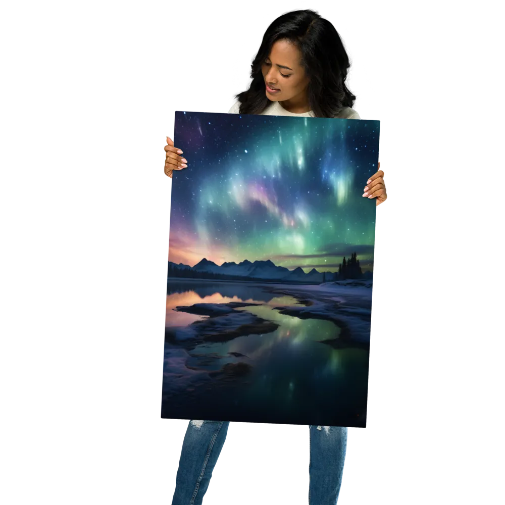 Ethereal Aurora: A Night Under the Stars
