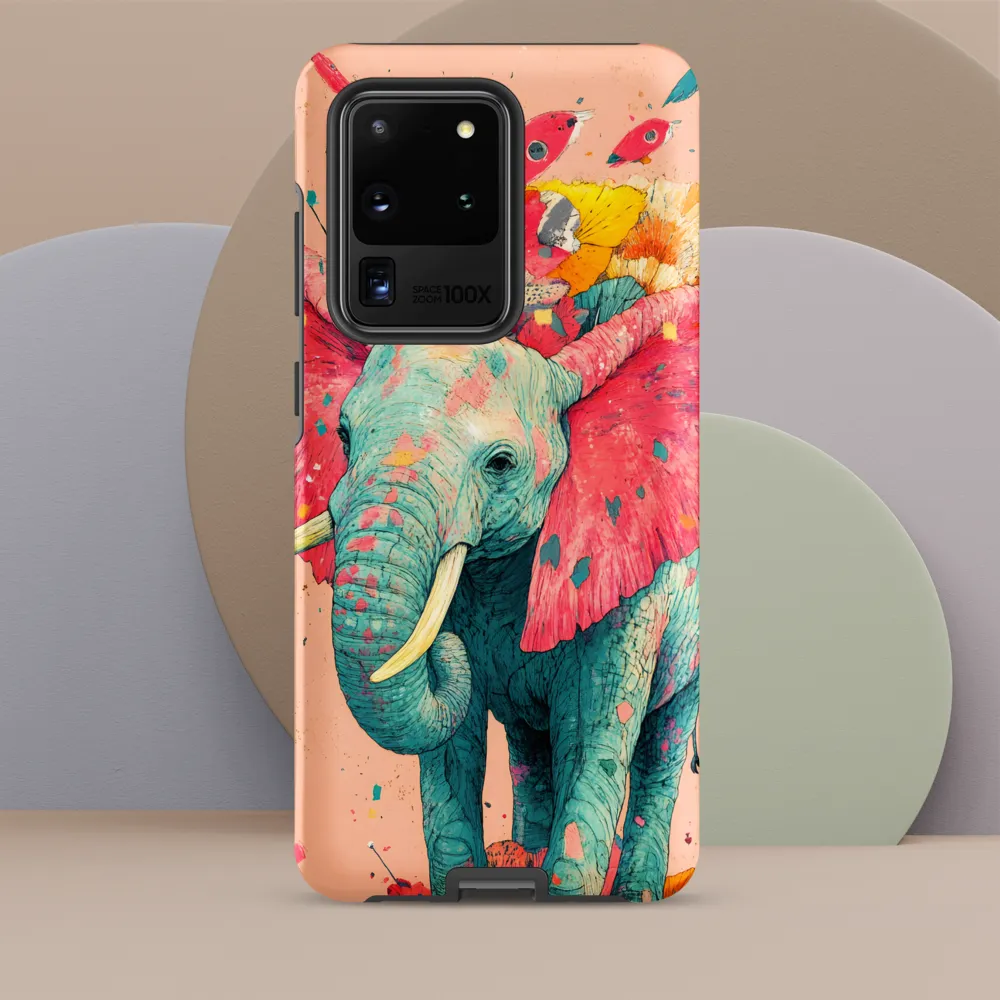 Whimsical Elegance: The Floral Elephant