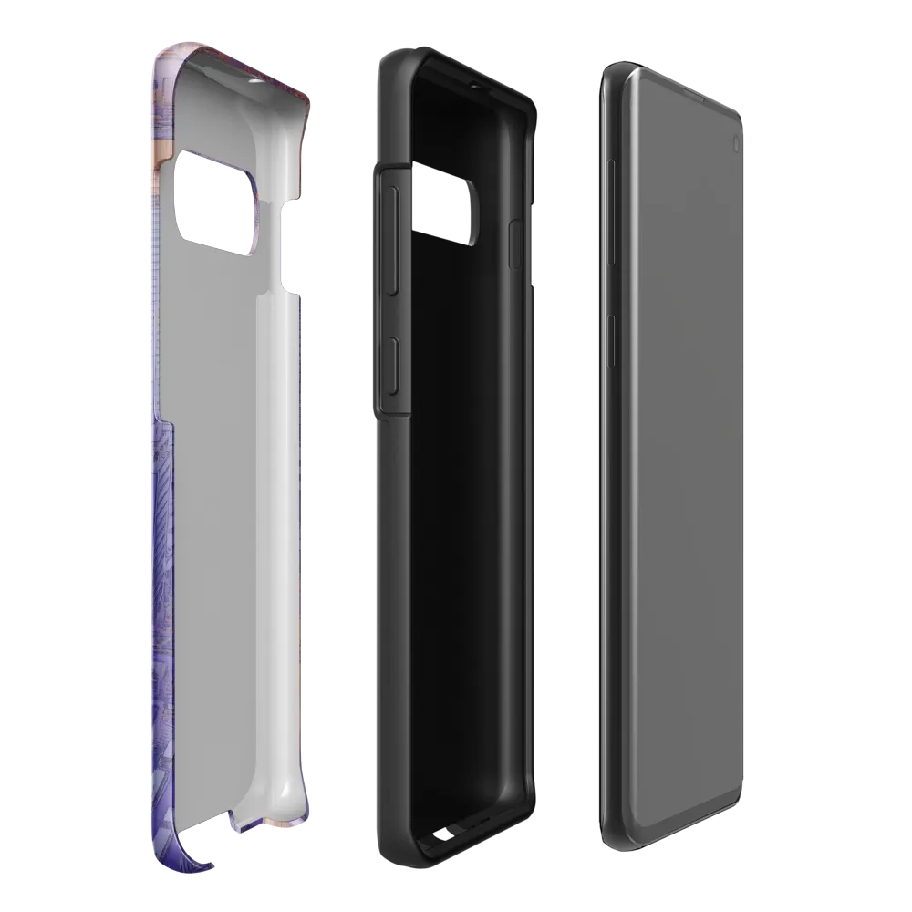 Urban Symphony: An Art Deco Dream | Phone Case |  S10 Plus | Tough Case | Glossy