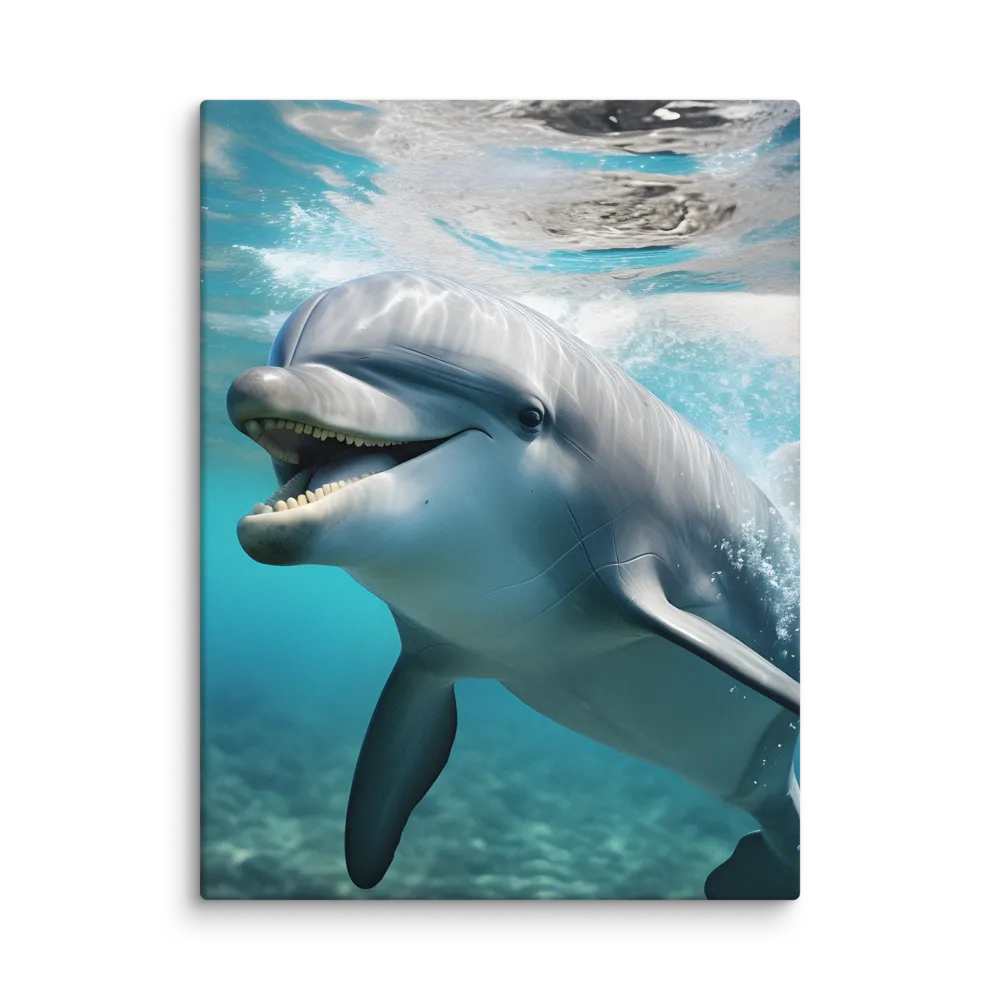 Joyful Marine Grace | Canvas | 18″×24″