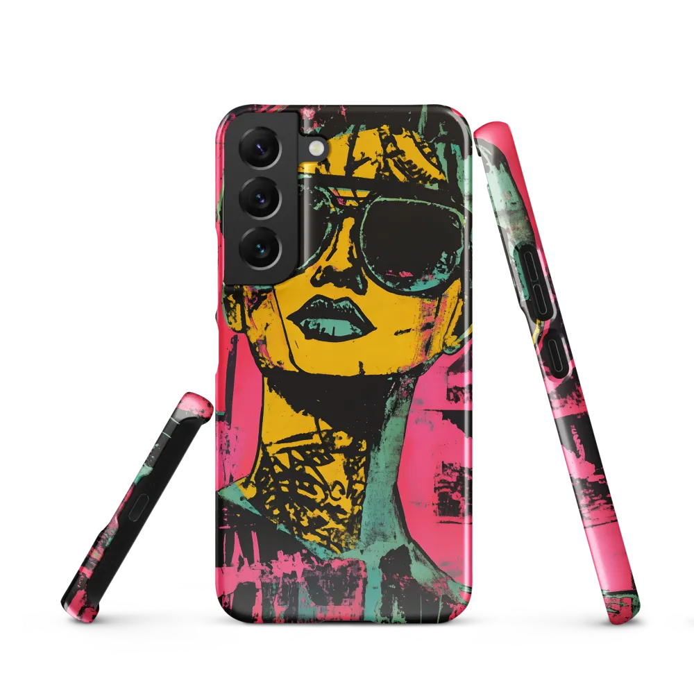 Confident Portrait in Neon Colors