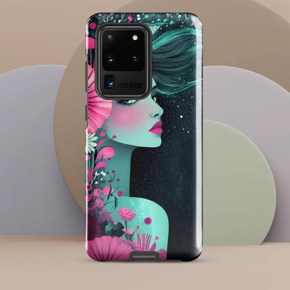 Floral Harmony: Portrait of Serenity