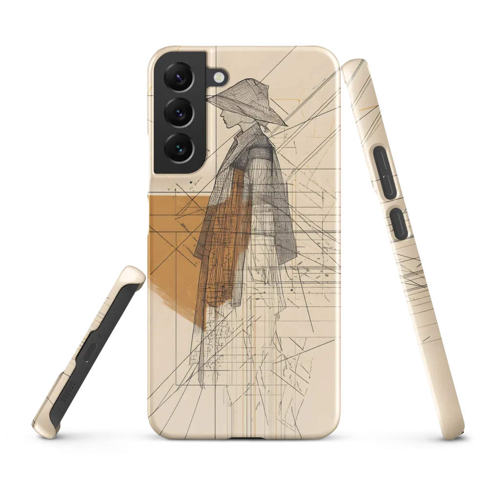 Abstract Profile: A Minimalist Exploration | Phone Case |  S22 Plus | Snap Case | Glossy