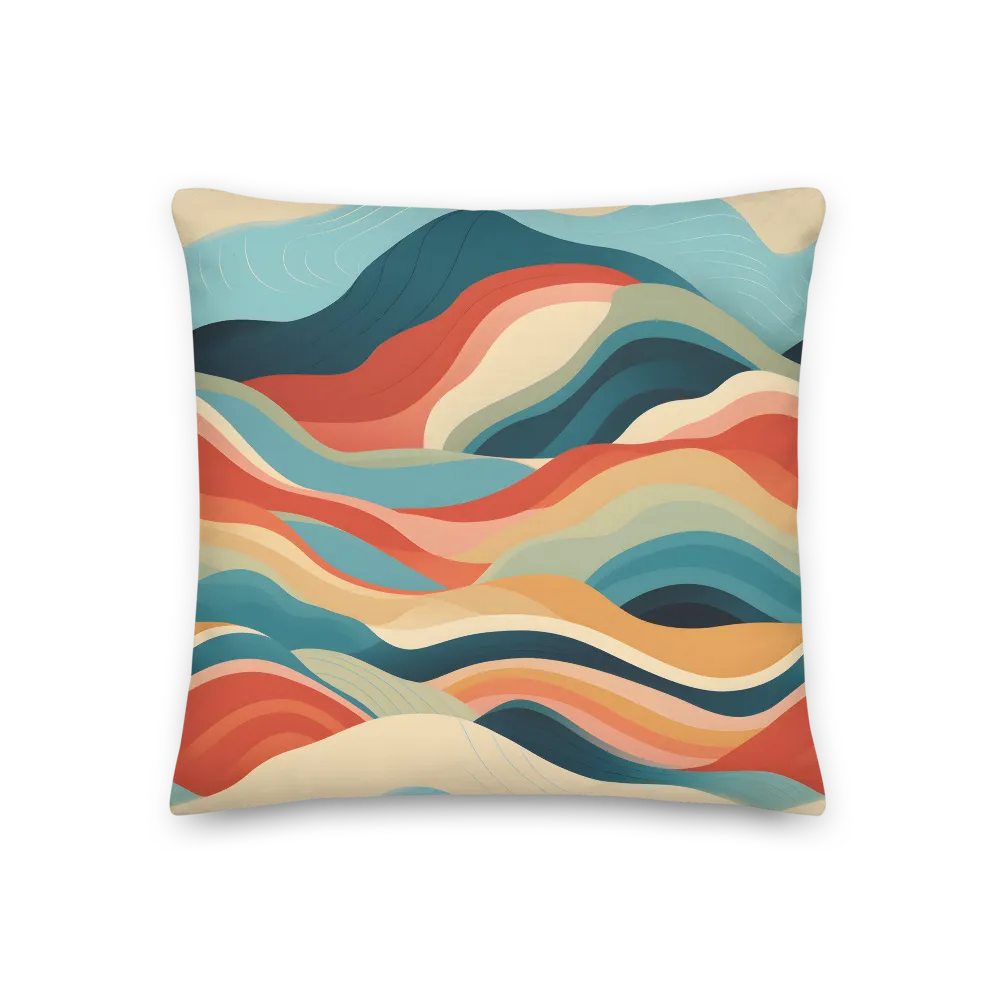 Waves of Tranquility | Pillow | 18″×18″