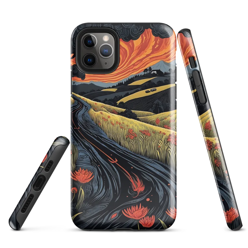 Whispers of the Winding Road | Phone Case |  11 Pro Max | Tough Case | Glossy