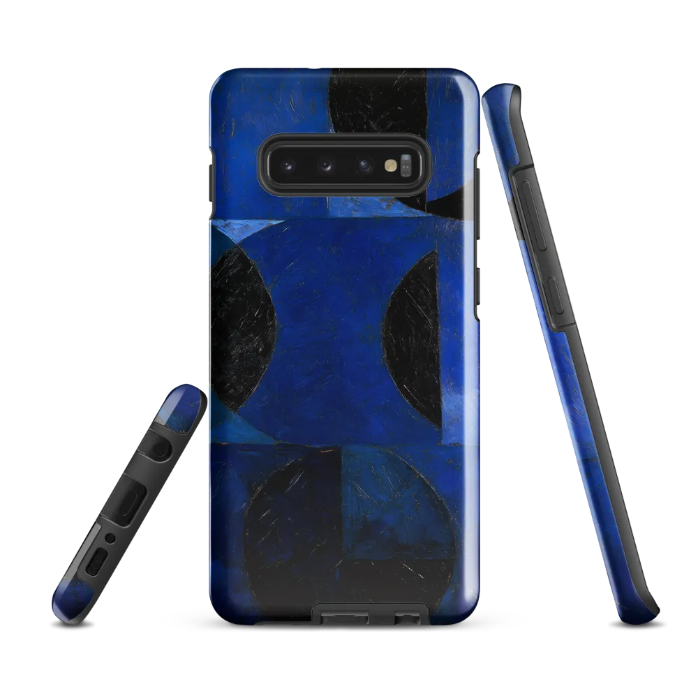 Dynamics of Blue and Black | Phone Case |  S10 Plus | Tough Case | Glossy