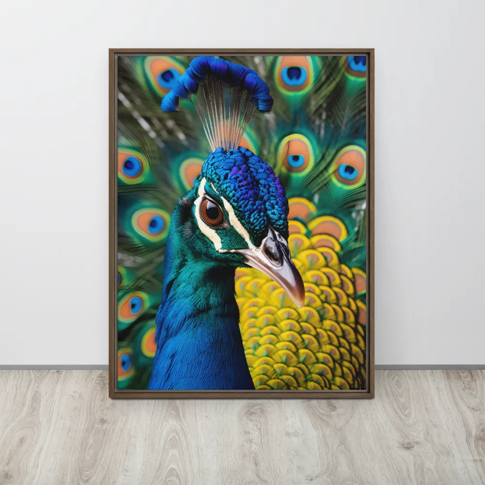 Majestic Display of Nature | Canvas with Brown Frame | 24″×32″