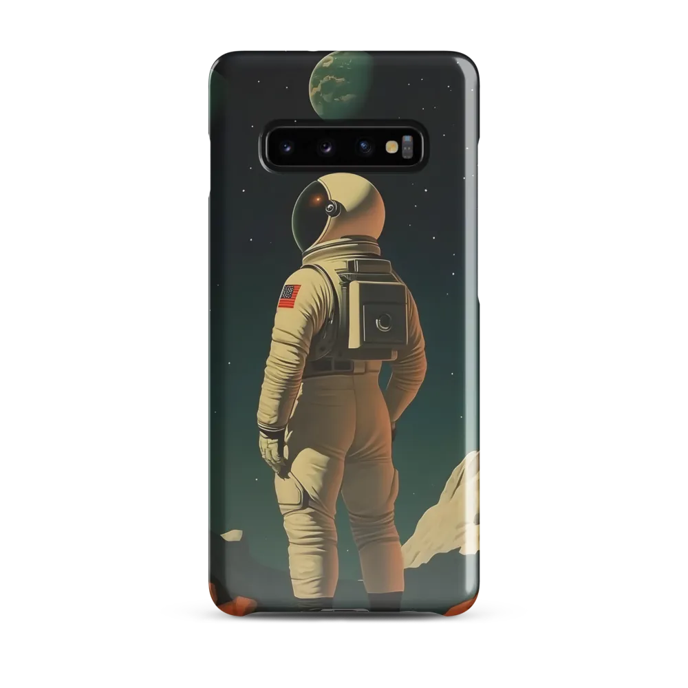 Beyond the Horizon: An Astronaut's Journey | Phone Case |  S10 Plus | Snap Case | Glossy