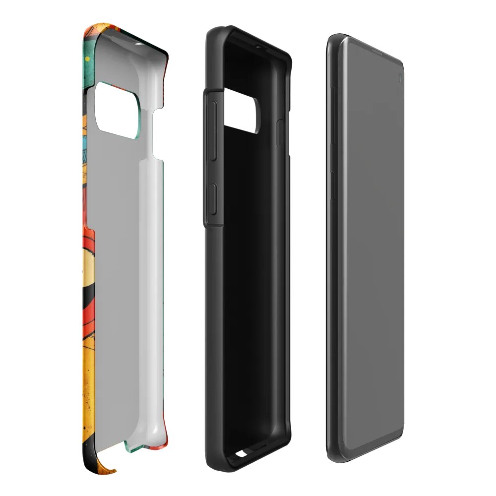 Cosmic Geometry | Phone Case |  S10 Plus | Tough Case | Glossy