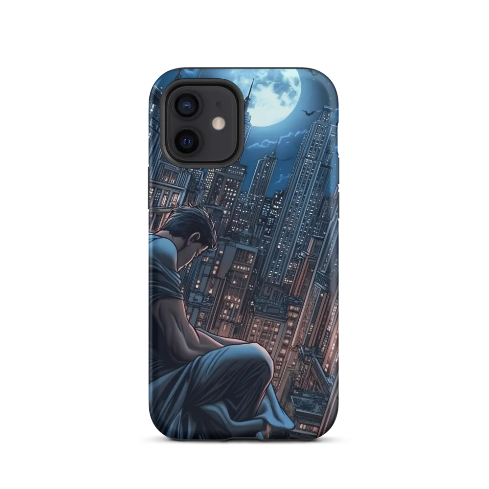 Reflections of a City Under the Moon