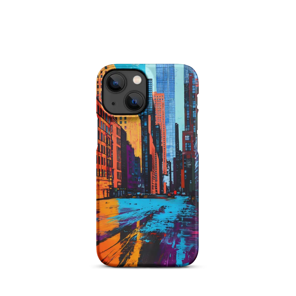 Vibrant Urban Horizons | Phone Case |  13 Mini | Snap Case | Matte