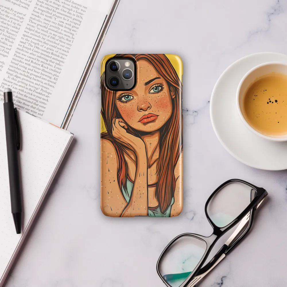 Contemplative Muse | Phone Case |  11 Pro Max | Snap Case | Glossy