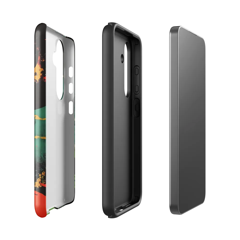 Journey Through the Cosmic Canvas | Phone Case |  S24 | Tough Case | Glossy