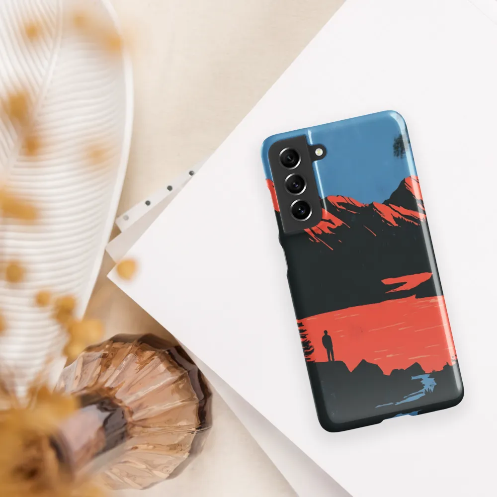 Serenity in Contrast | Phone Case |  S21 FE | Snap Case | Glossy