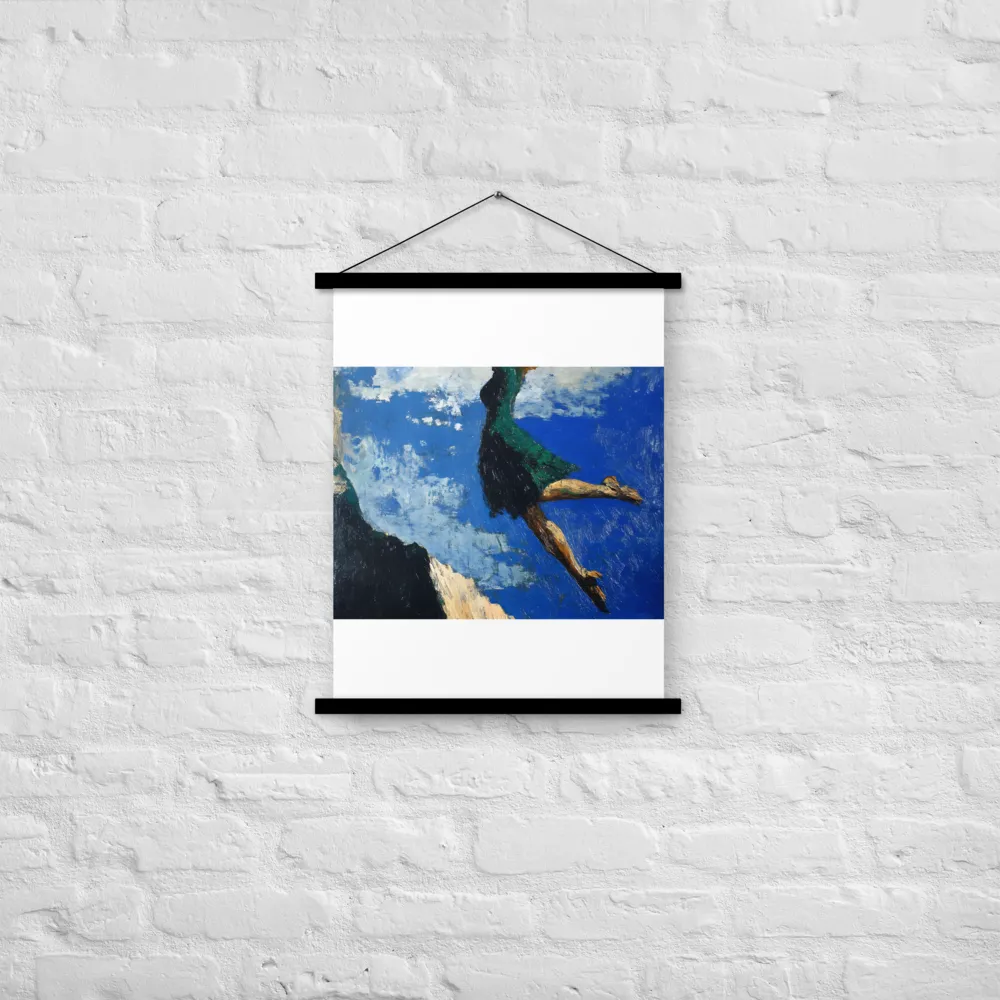 Boundless Ascent | Poster With Black Wood Hanger | 18″×24″