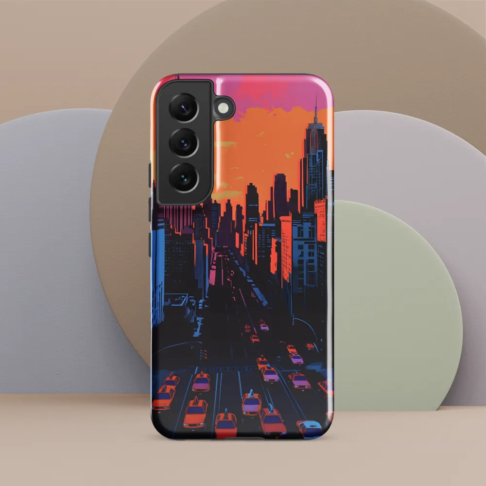 Sunset Over Skyscrapers