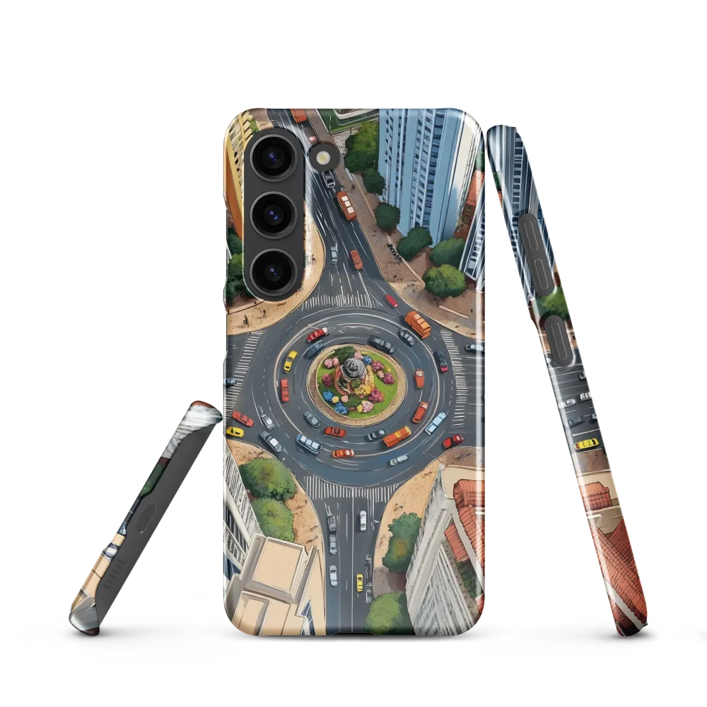 Urban Symphony: Aerial Vision of City Life