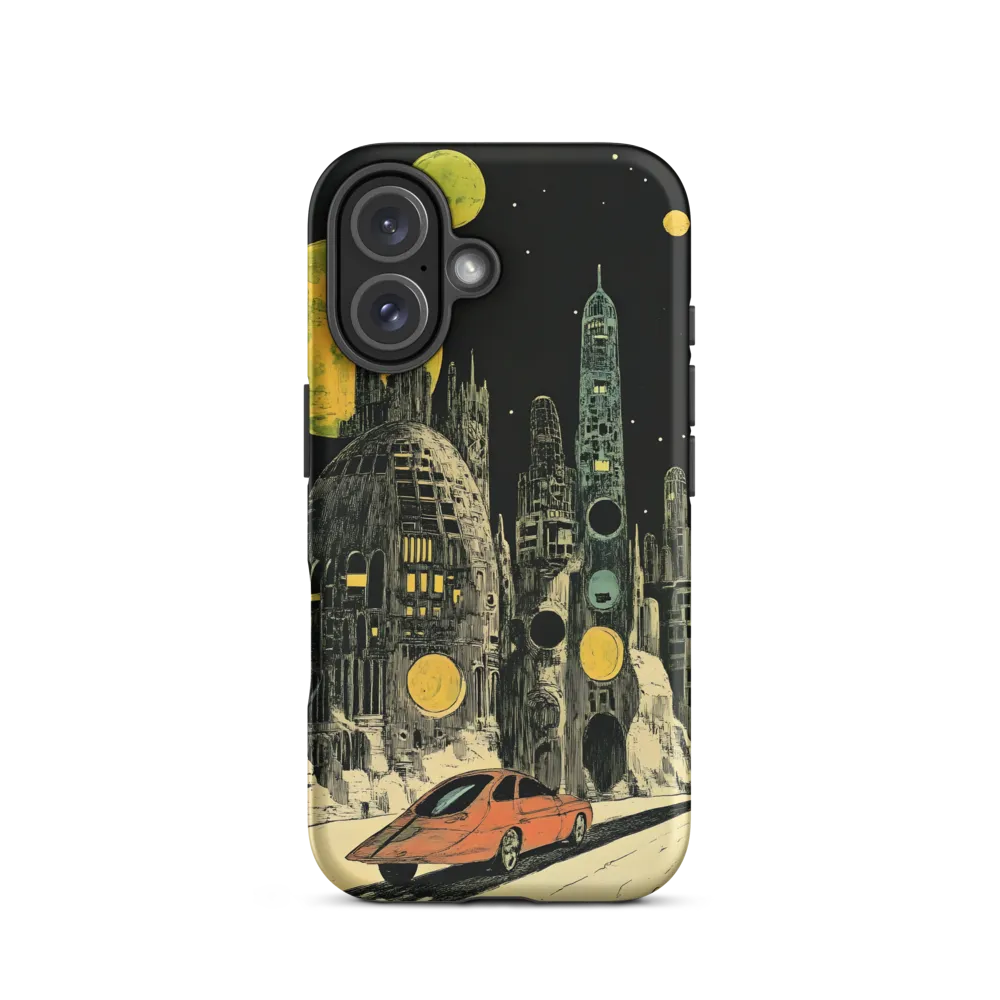 Odyssey in a Futuristic City | Phone Case