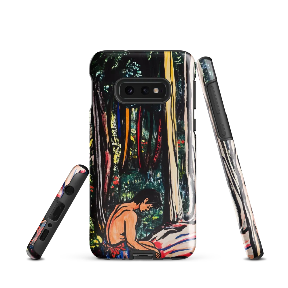 Contemplation in Nature | Phone Case |  S10e | Tough Case | Glossy