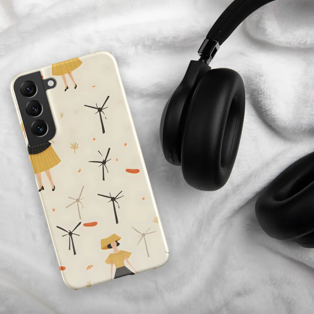Whimsical Patterns of Nature and Femininity | Phone Case |  S22 Plus | Snap Case | Glossy