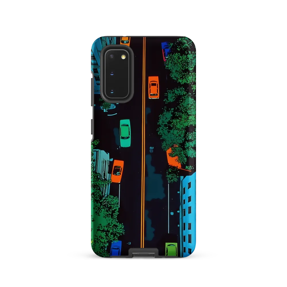 Urban Pulse: A Colorful Intersection