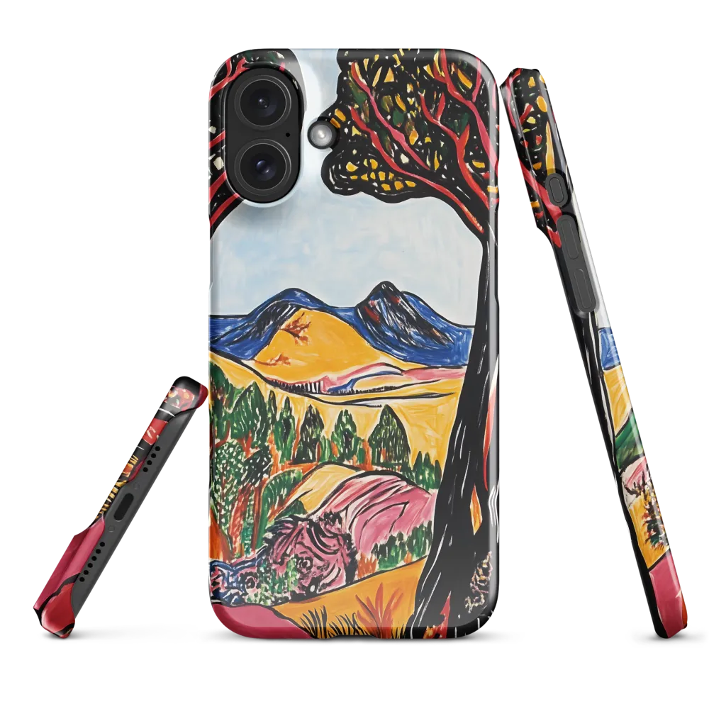 Vibrant Nature's Embrace | Phone Case |  16 Plus | Snap Case | Glossy