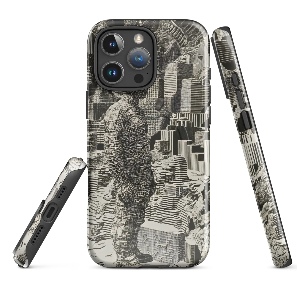 Contemplation in an Abstract Landscape | Phone Case |  16 Pro Max | MagSafe® Tough Case | Glossy