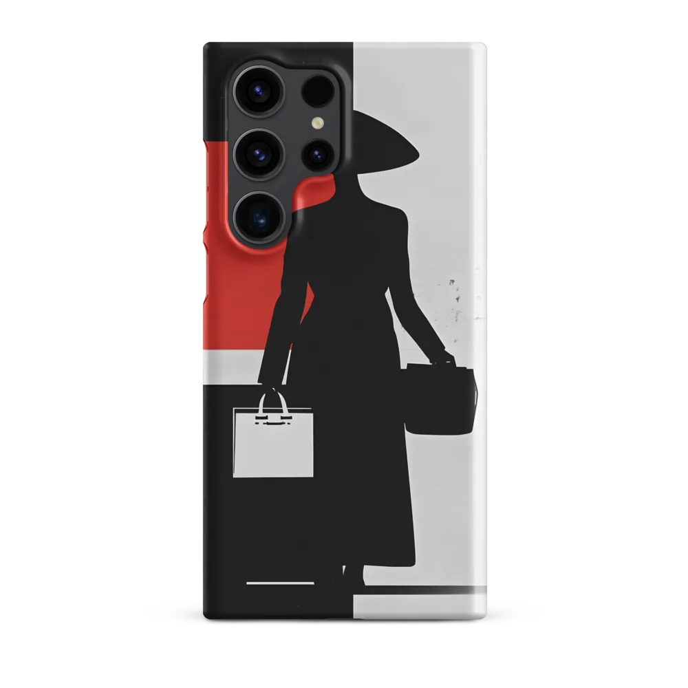 Silhouette of Elegance | Phone Case |  S23 Ultra | Snap Case | Matte