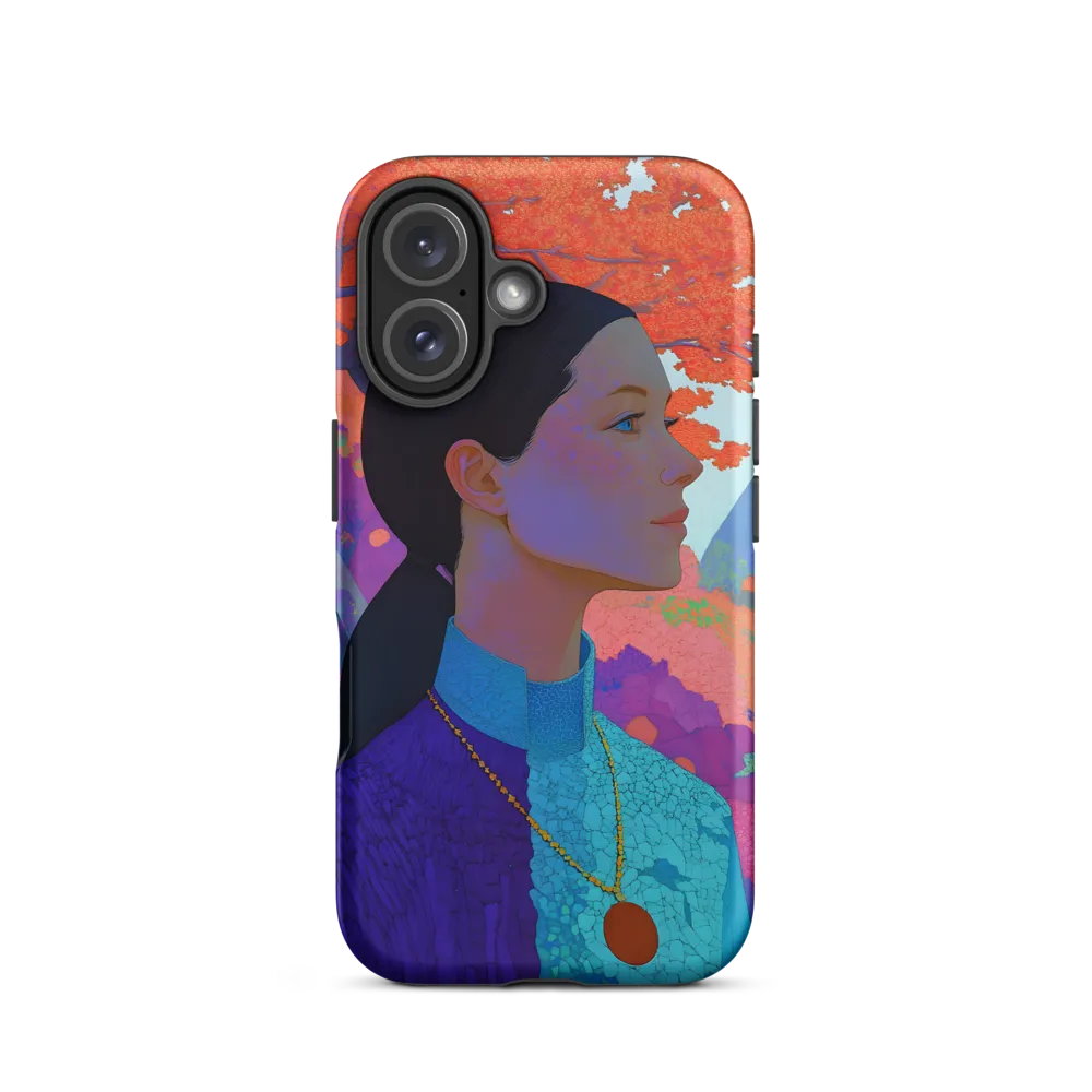 Harmony in Color: A Portrait of Serenity | Phone Case