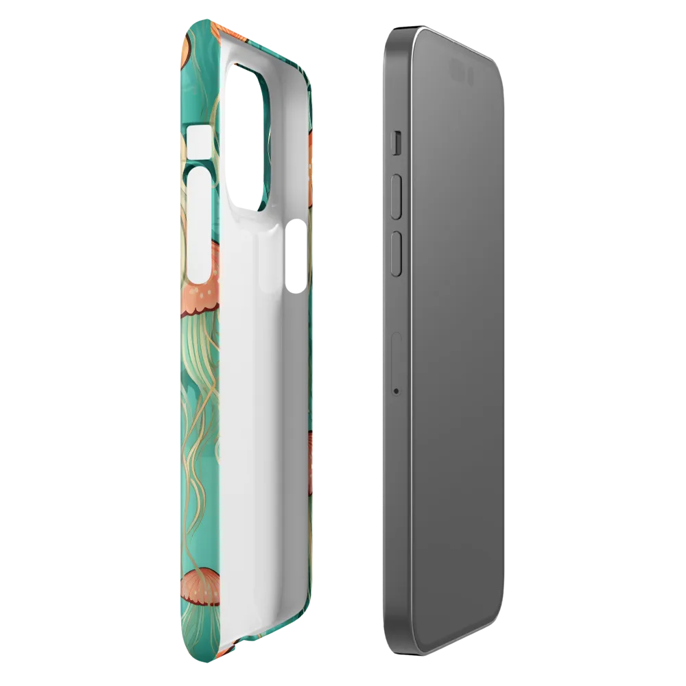 Ethereal Dance of Jellyfish | Phone Case |  14 Pro Max | Snap Case | Glossy