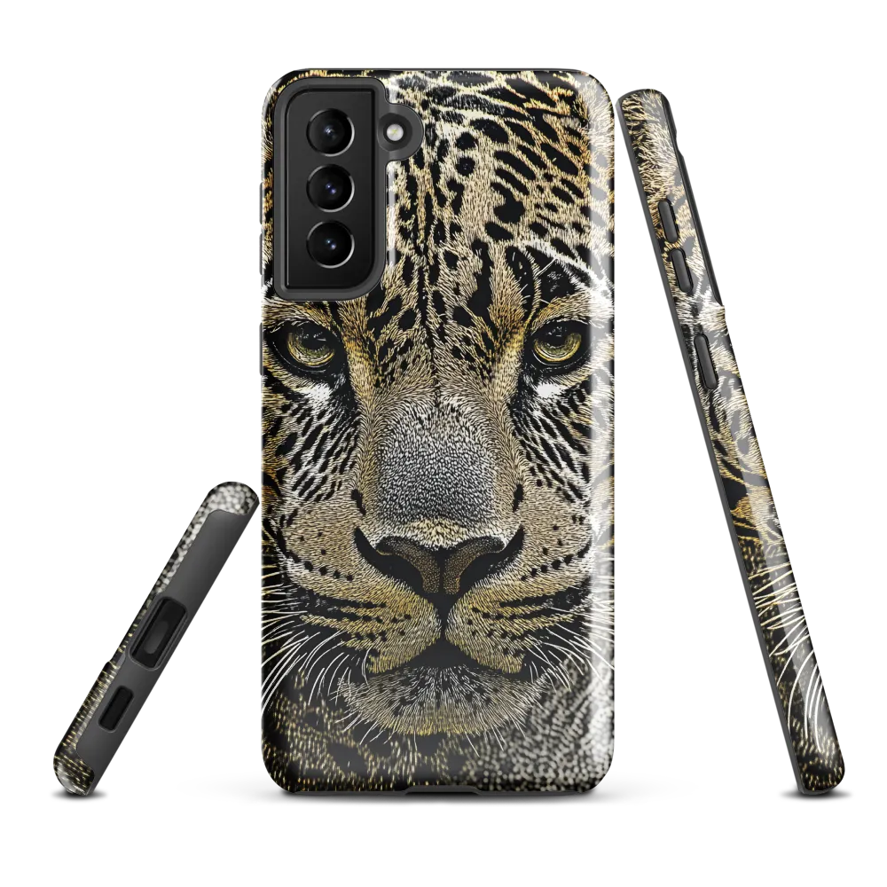 The Majestic Gaze: Portrait of a Leopard