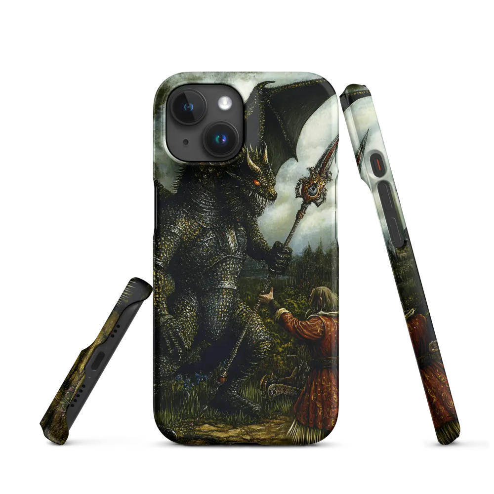 The Confrontation: Dragon vs. Wizard | Phone Case |  15 | Snap Case | Matte