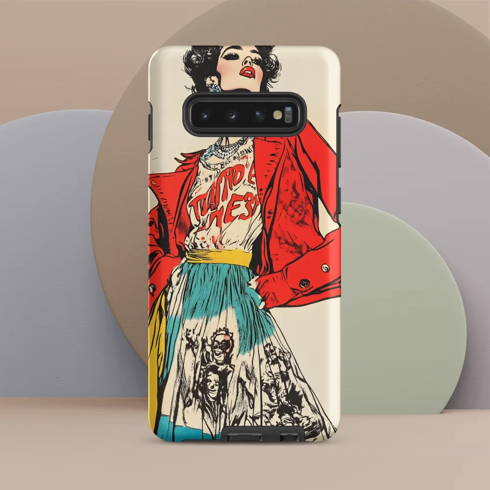 Vibrant Elegance: A Pop Art Fashion Statement