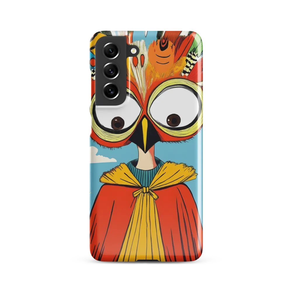 A Whimsical Encounter: The Owl-Human Fusion