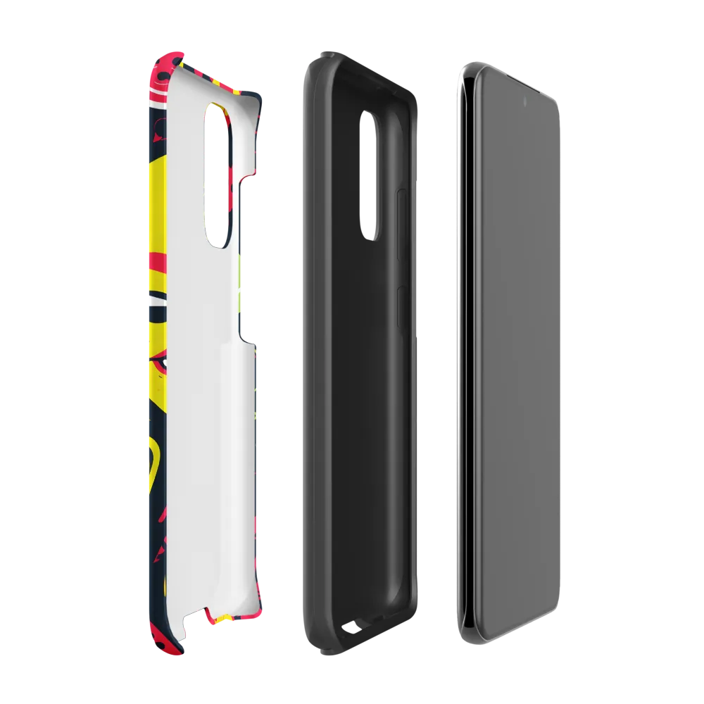 Neon Revelry: A Quirky Exploration of Modern Pop Art | Phone Case |  S20 | Tough Case | Matte