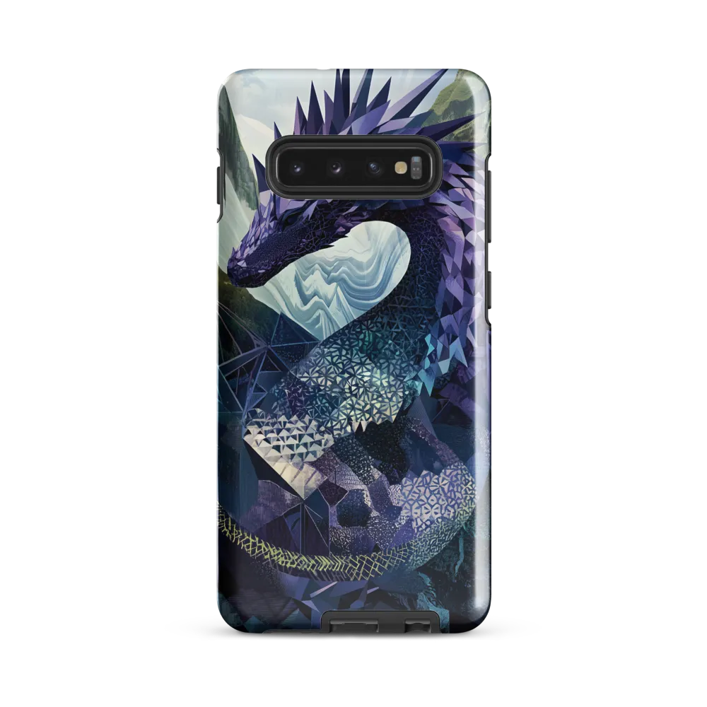 The Geometric Guardian | Phone Case |  S10 Plus | Tough Case | Glossy