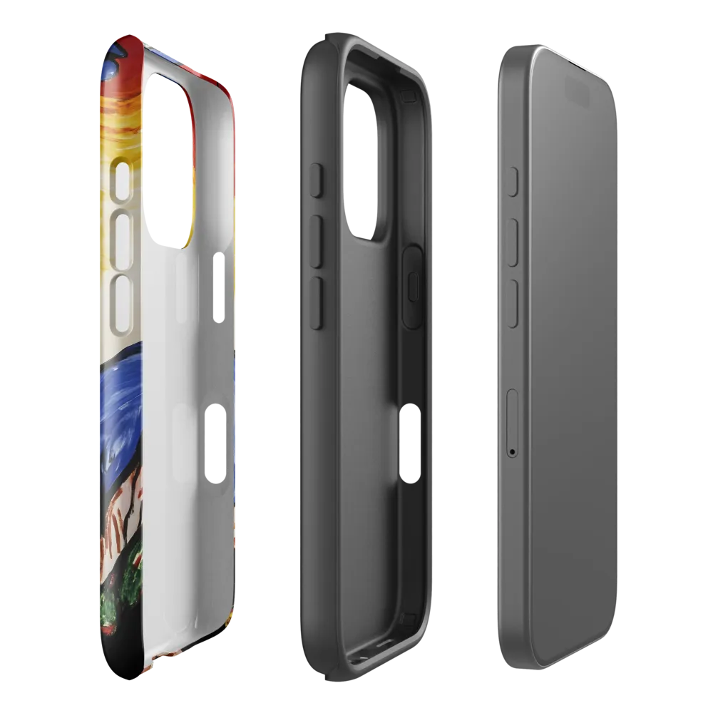 Walking Through Vibrant Landscapes | Phone Case |  16 Pro | Tough Case | Glossy