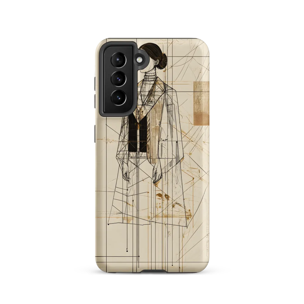 Elegance in Lines | Phone Case |  S21 | Tough Case | Matte