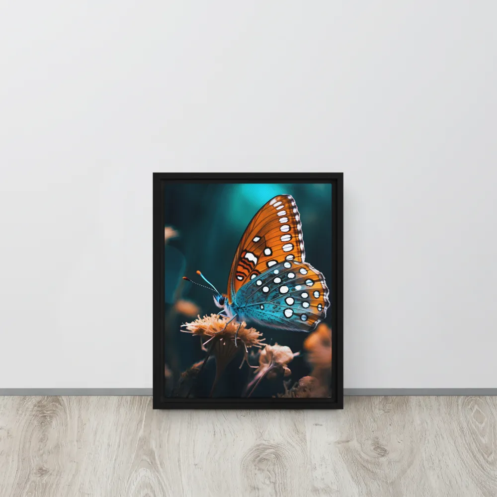 Whispers of Color: The Butterfly's Embrace