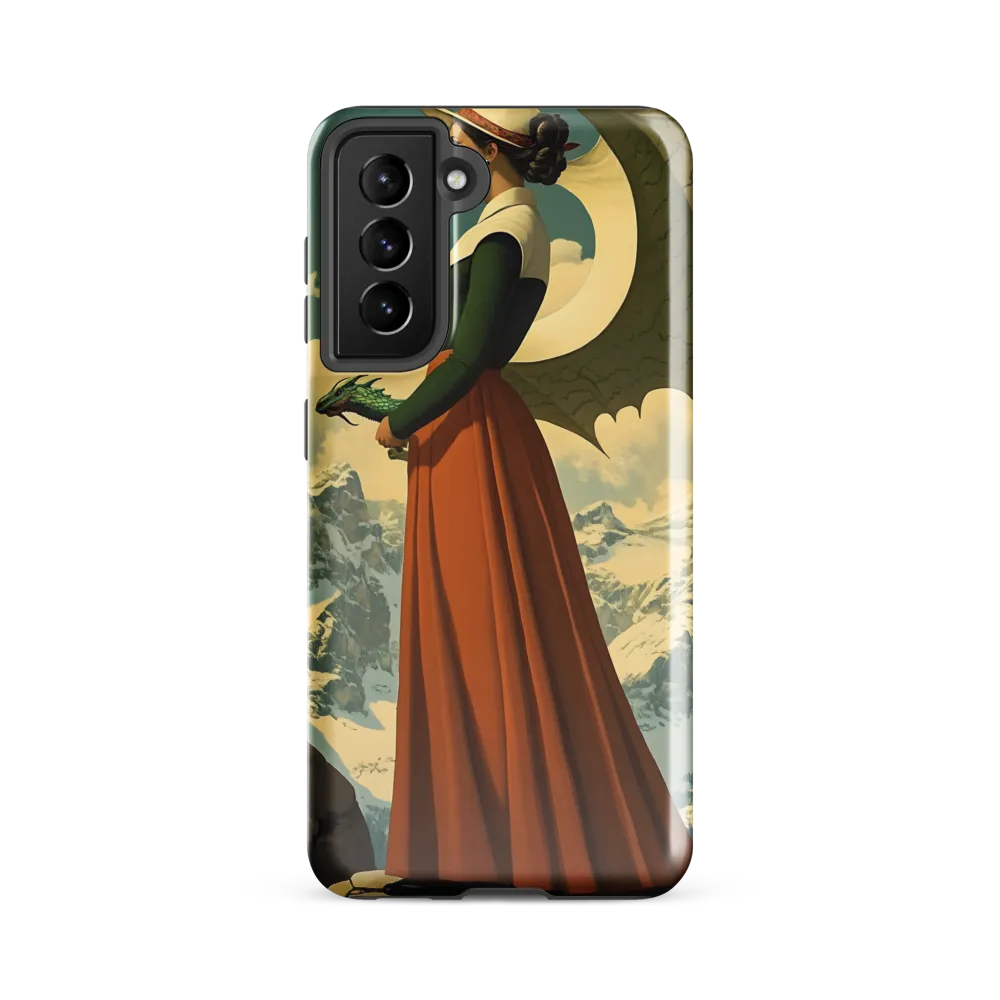 Mystic Harmony: The Dragon Keeper | Phone Case |  S21 FE | Tough Case | Glossy