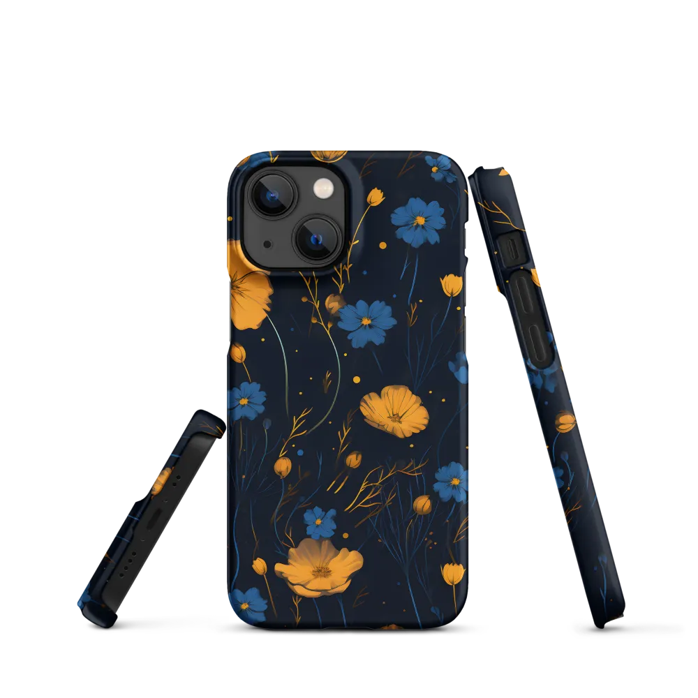 Nocturnal Blossoms | Phone Case |  13 Mini | Snap Case | Matte