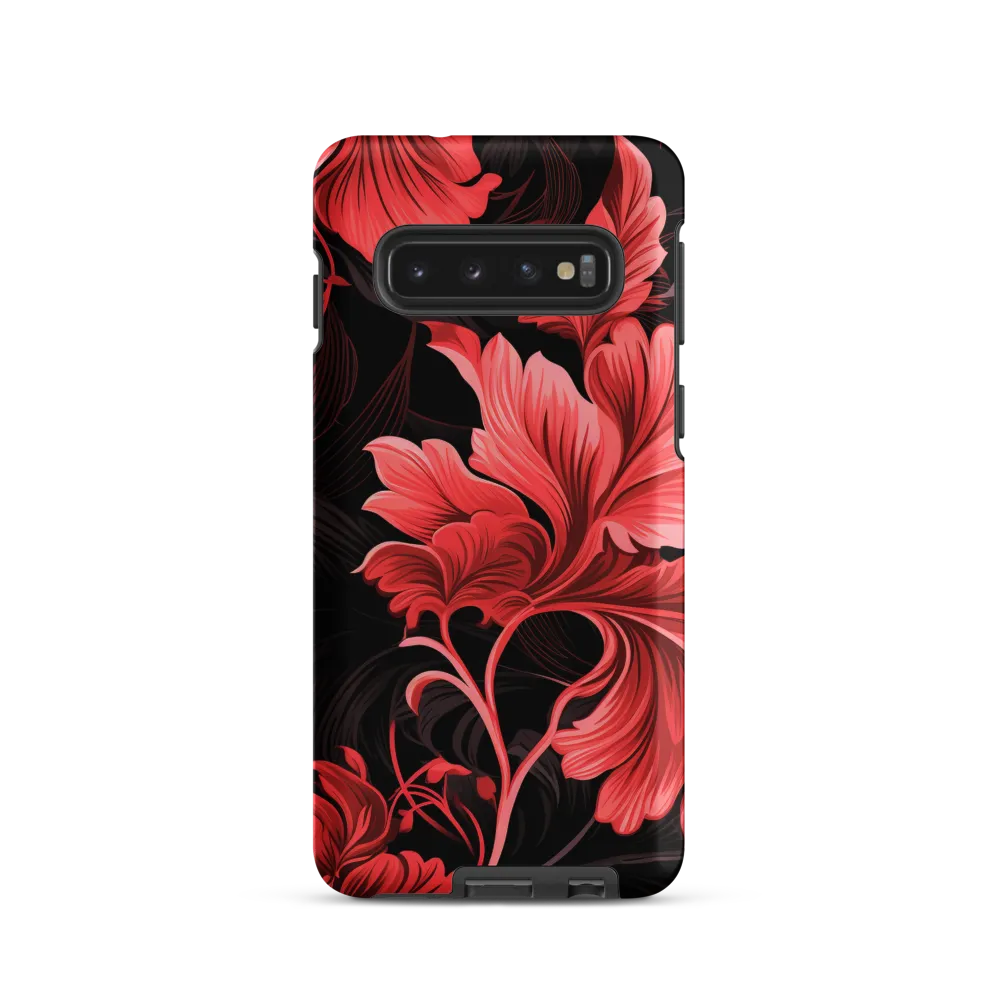 Tropical Elegance in Red