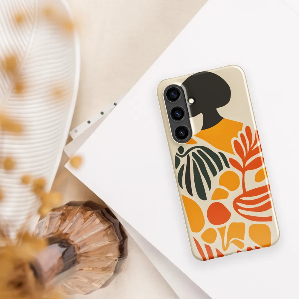 Silhouette with Botanical Cutouts