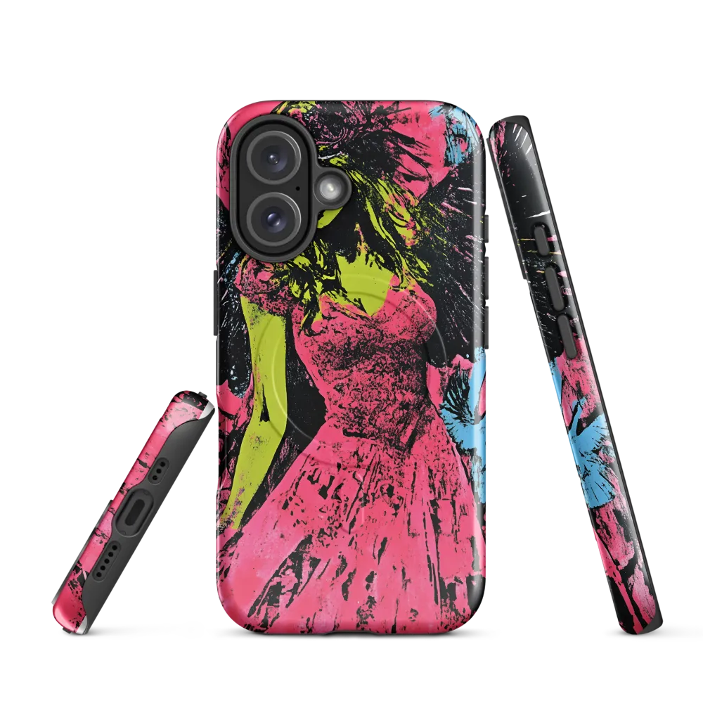 Mystical Angel in Neon Dreams