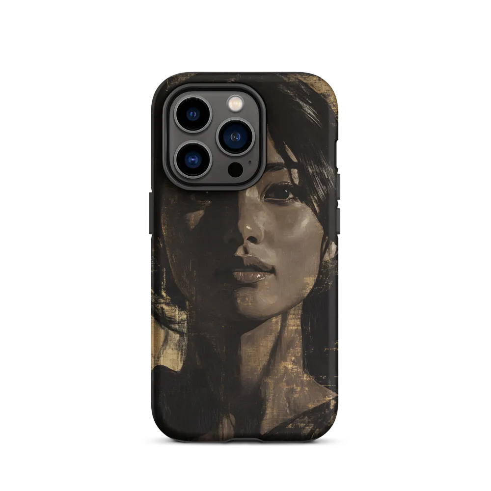 Golden Gaze: A Contemporary Portrait
