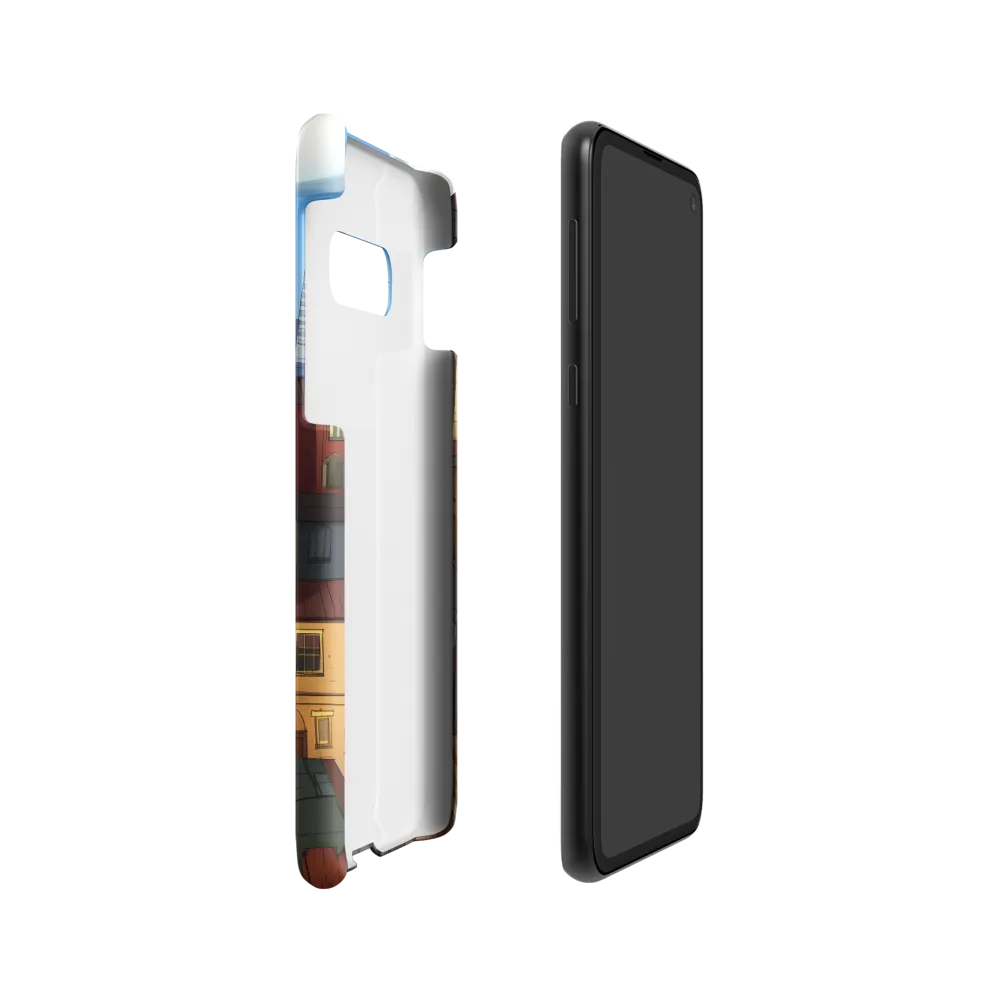 Urban Symphony: A Colorful Cityscape | Phone Case |  S10e | Snap Case | Matte