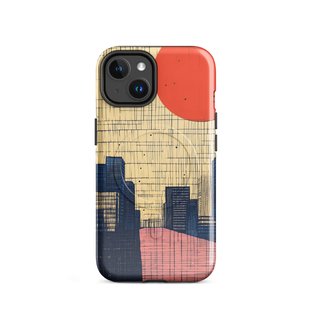Urban Echoes: A Minimalist Cityscape