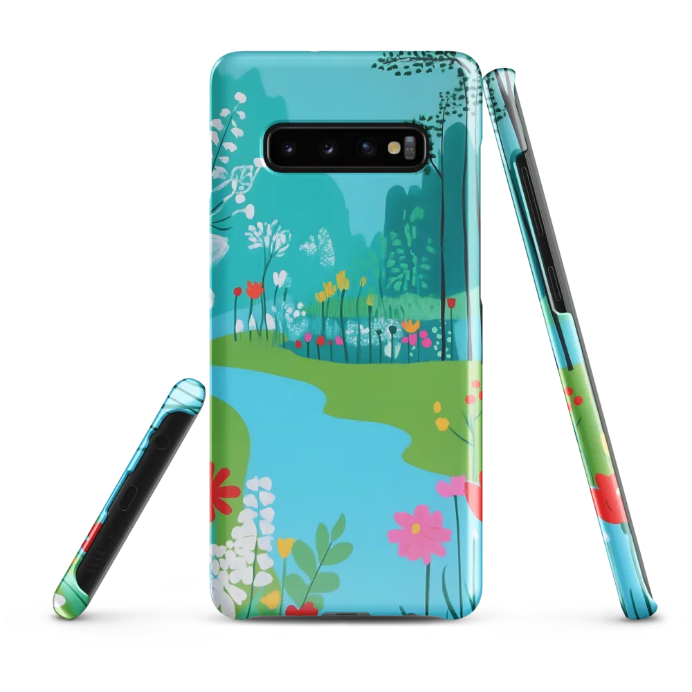 Whispers of Spring: A Colorful Retreat | Phone Case |  S10 Plus | Snap Case | Glossy